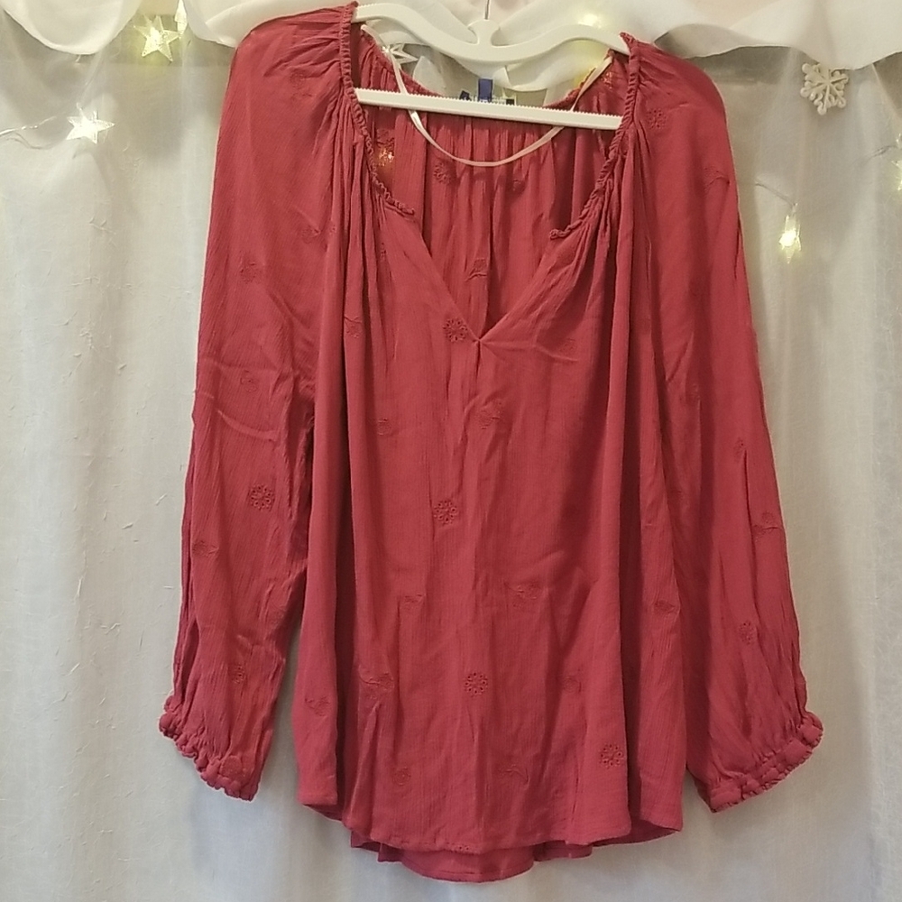 Women's Red Blouse